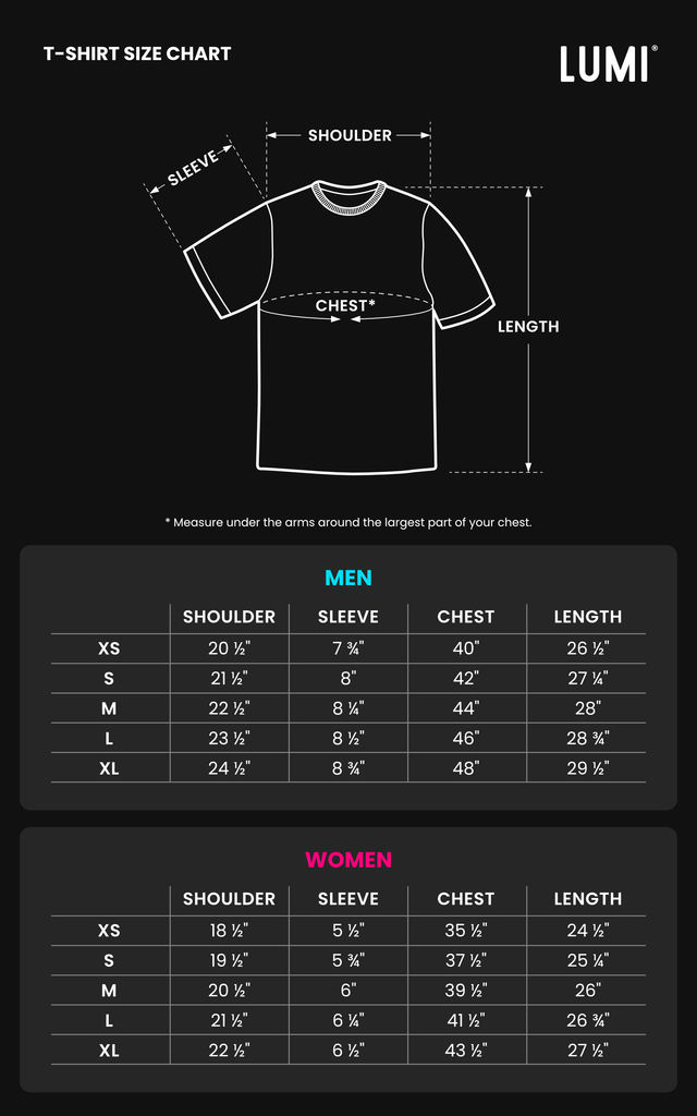 Size chart image