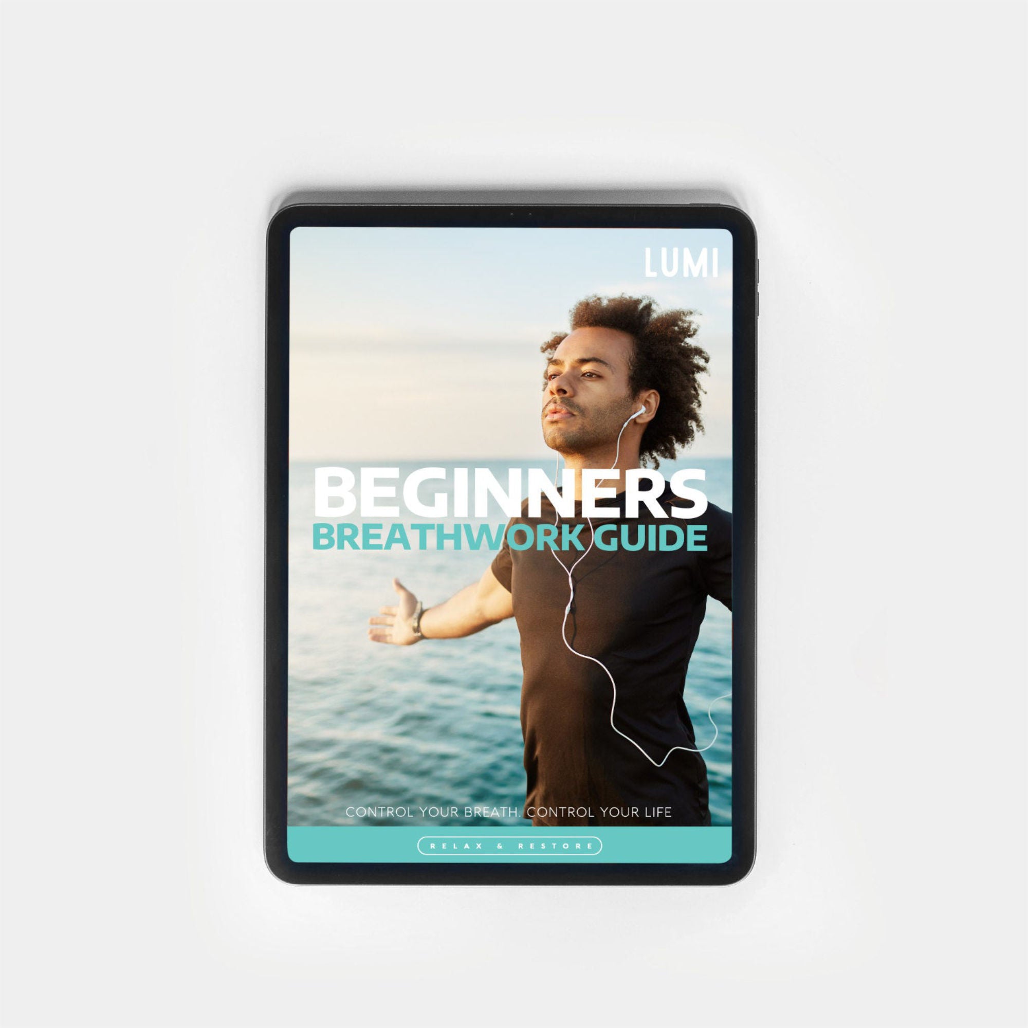 Lumi Breathwork Guide on iPad